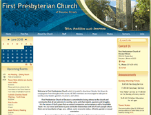 Tablet Screenshot of firstpresdecatur.org